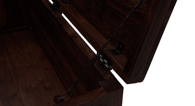 Norvik Storage Bench Mahogany Finish